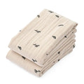 2 petits langes en mousseline de coton bio Liewood - Mini whale - Lilinappy