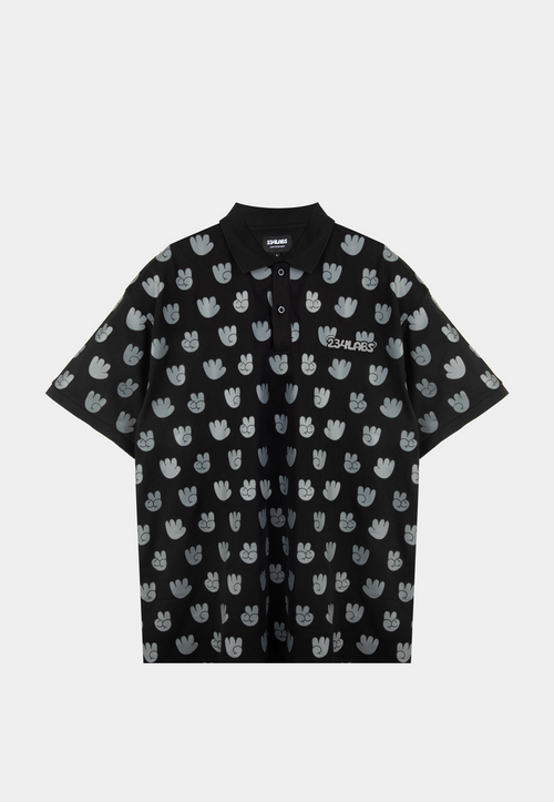 234 Labs Hand Polo Black