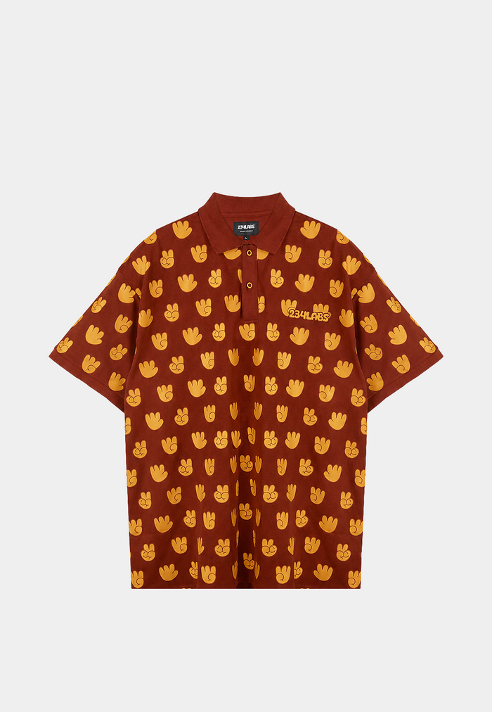 234 Labs Hand Polo Red
