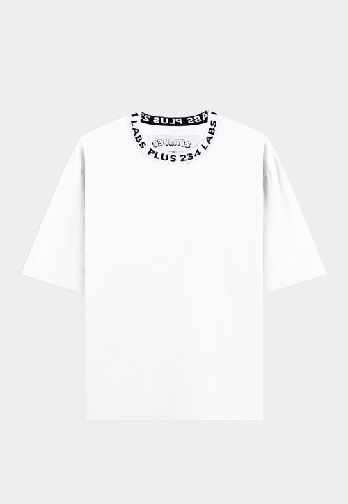 234Labs Logo Neck T-shirt White