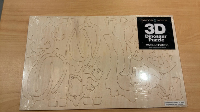 3D Dinosaur Puzzle