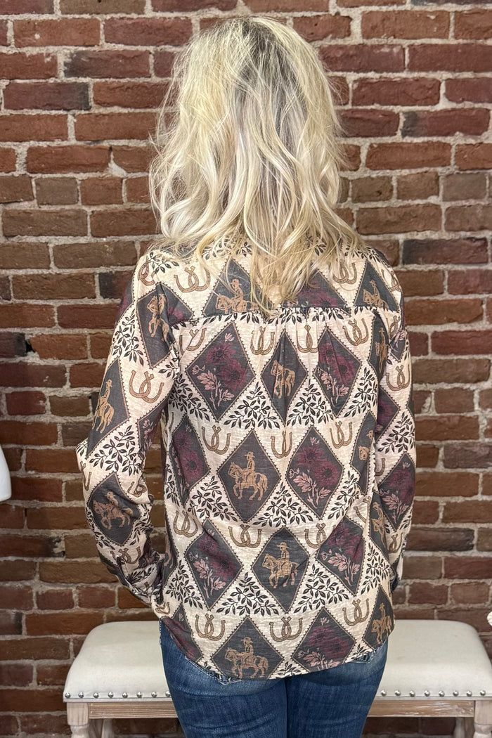 Bonnie Blouse by Tasha Polizzi-Top-Tasha Polizzi-Gallop 'n Glitz- Women's Western Wear Boutique, Located in Grants Pass, Oregon