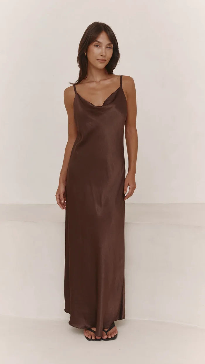 Alena Satin Dress