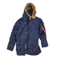 Alpha Industries N-3B Blue Cold Weather Parka - Small - Army & Outdoors - Parkas