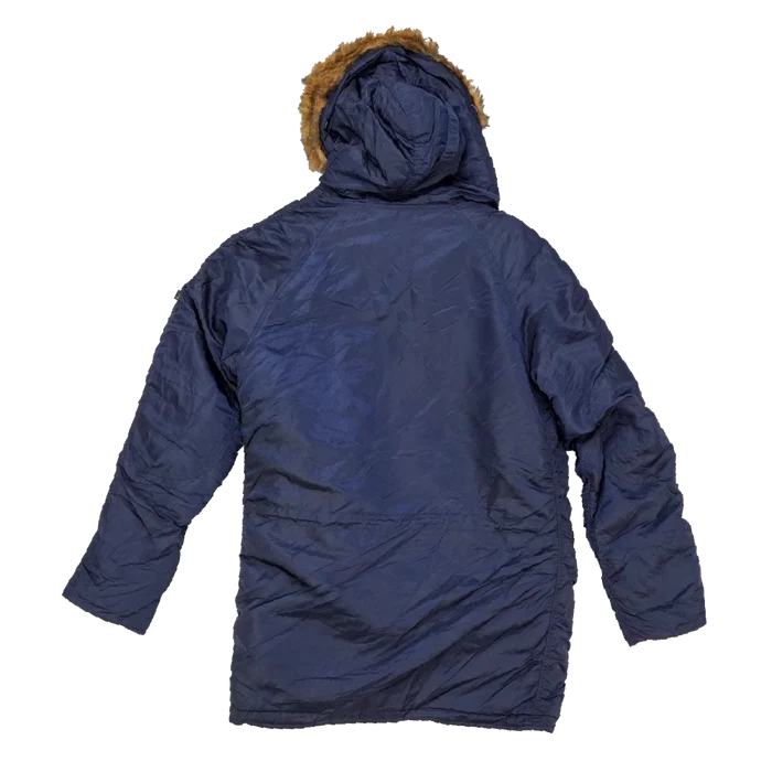 Alpha Industries N-3B Blue Cold Weather Parka - Small - Army & Outdoors - Parkas