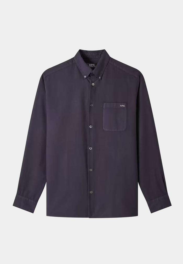 A.P.C Chemise Mateo Logo Lzz Noir