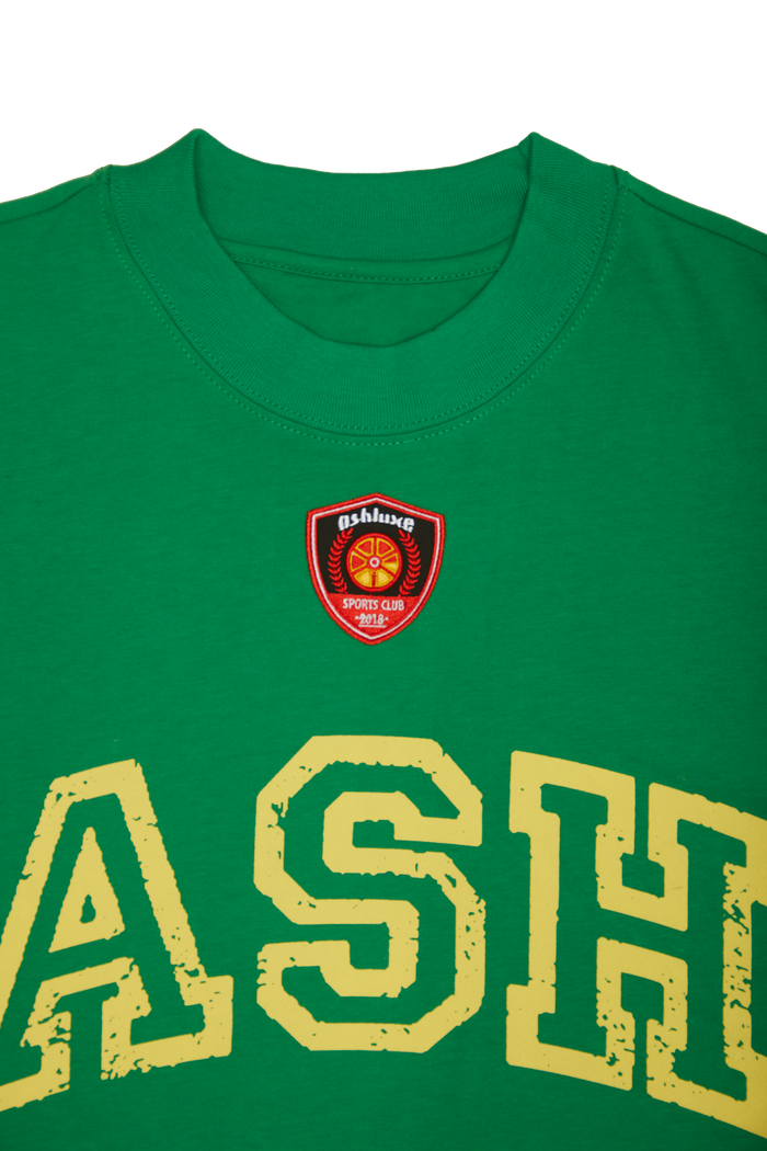 Ashluxe Ash Logo Sports Jersey Green