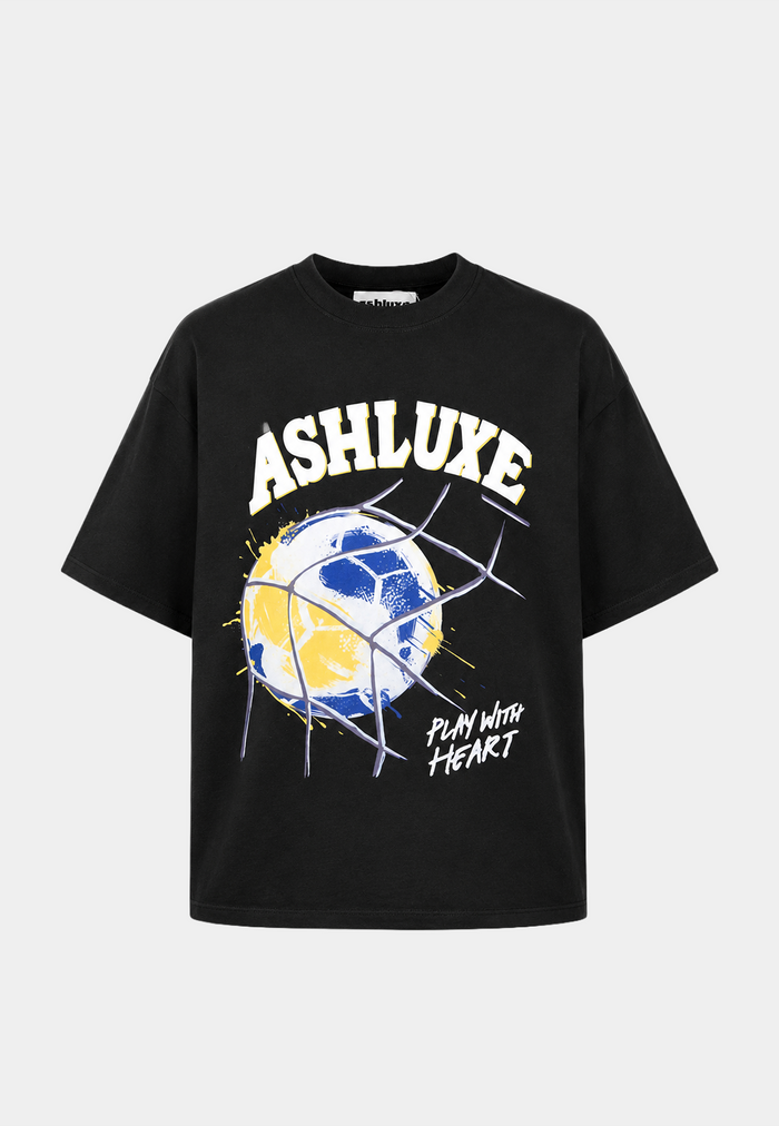 Ashluxe Ash Play With Heart Tee - Black