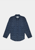 Ashluxe Exquisite Pixel Satin Shirt Black
