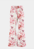 Ashluxe Female Printed Track Pant Pink Flower Aop