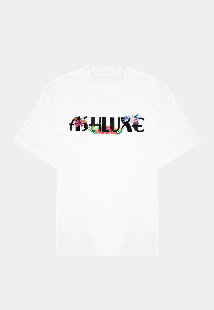Ashluxe Neo Garden logo Tee White