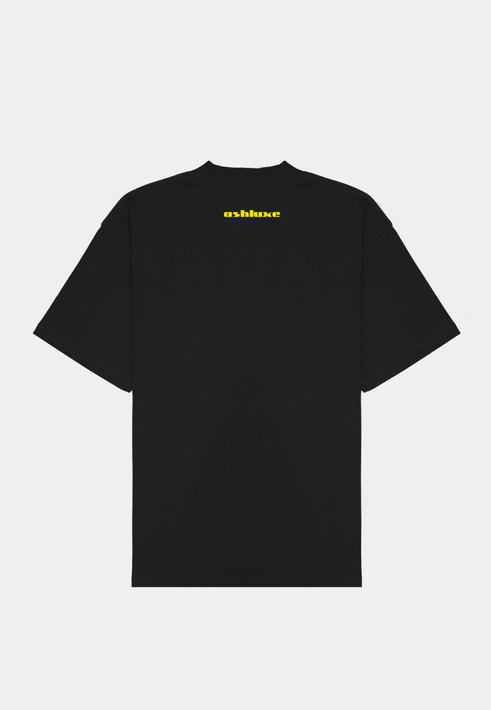 Ashluxe Neo Logo T-Shirt Black White