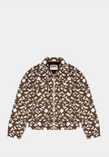 Ashluxe Pixel Denim Jacket Brown