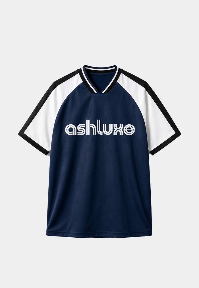 Ashluxe Shadow Stripe Jersey Blue