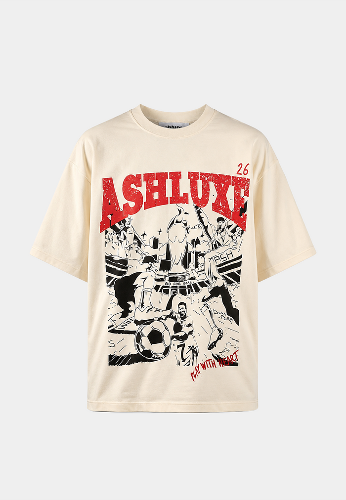 Ashluxe Stadium T-Shirt Cream