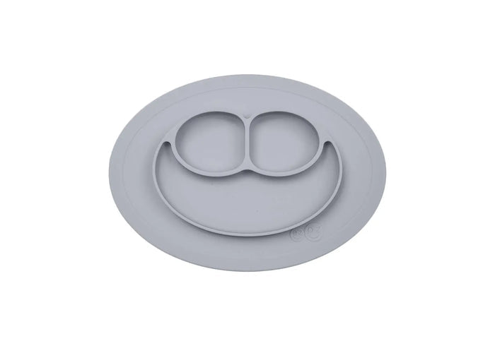 Assiette antidérapante Mini Mat EZPZ - Pewter