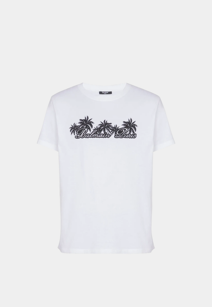 Balmain Palm Print Logo T-Shirt - Classic Fit -
Classic Ss T-Shirt White