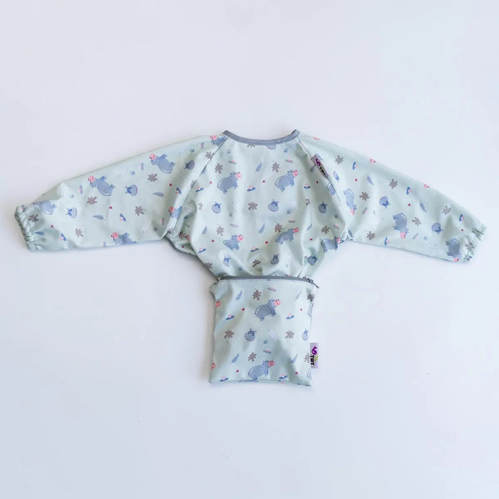 Bavoir à ventouses Cover et Catch Tidy Tot - Hippos - Lilinappy