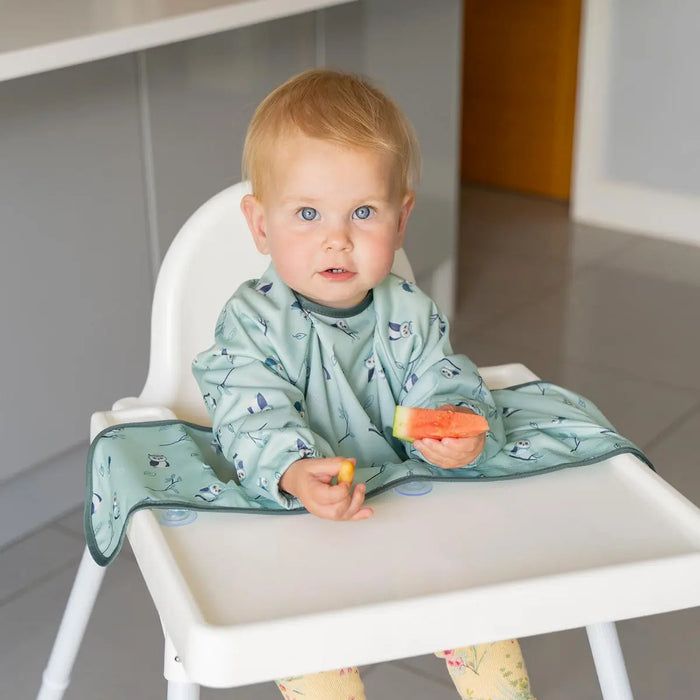 Bavoir à ventouses Cover & Catch Tidy Tot - Owls