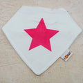 Bavoir bandana Lookidz Etoile rose