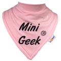 Bavoir bandana Lookidz Mini geek rose