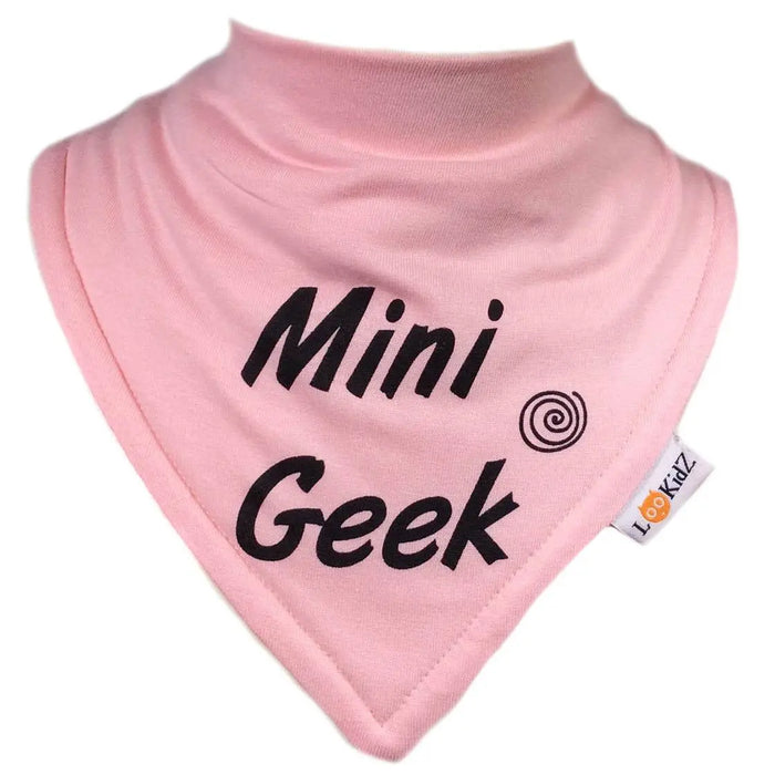 Bavoir bandana Lookidz Mini geek rose