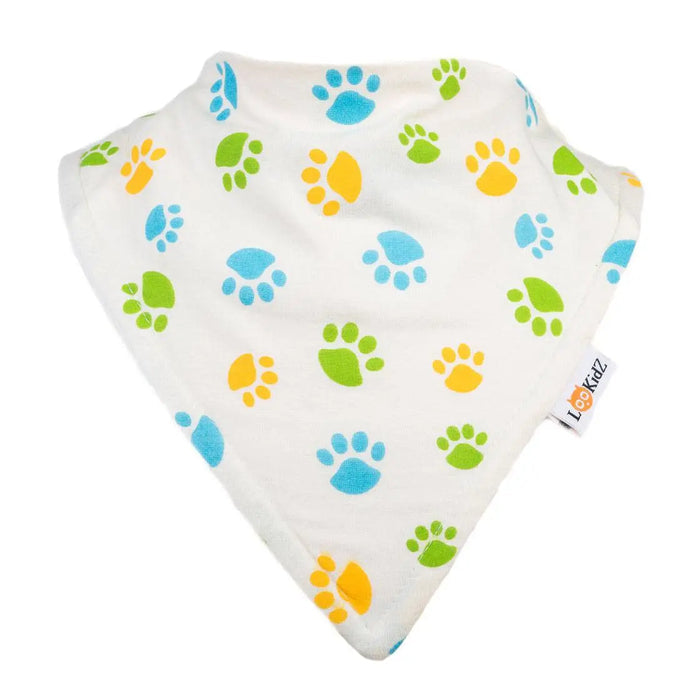 Bavoir bandana Lookidz Paw print