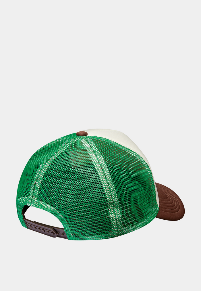 Bbc Contrast Arch Logo Mesh Trucker Cap Ecru/Brown