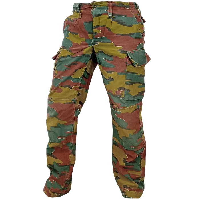 Belgian Jigsaw Camo M90 Field Trousers - Value Grade - Belgian Army Surplus - Combat Trousers