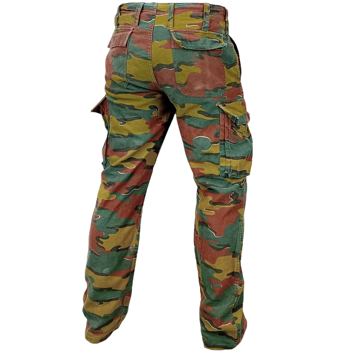 Belgian Jigsaw Camo M90 Field Trousers - Value Grade - Belgian Army Surplus - Combat Trousers