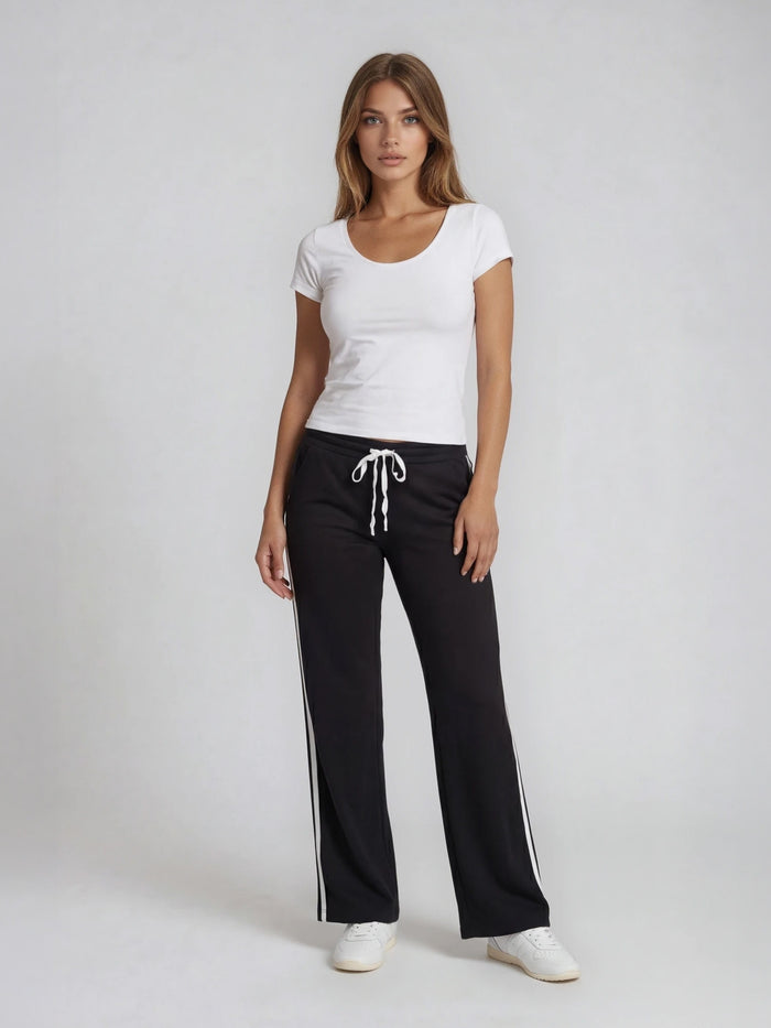 BGLVY - AMBER, Straight Leg, High-Waist, Black