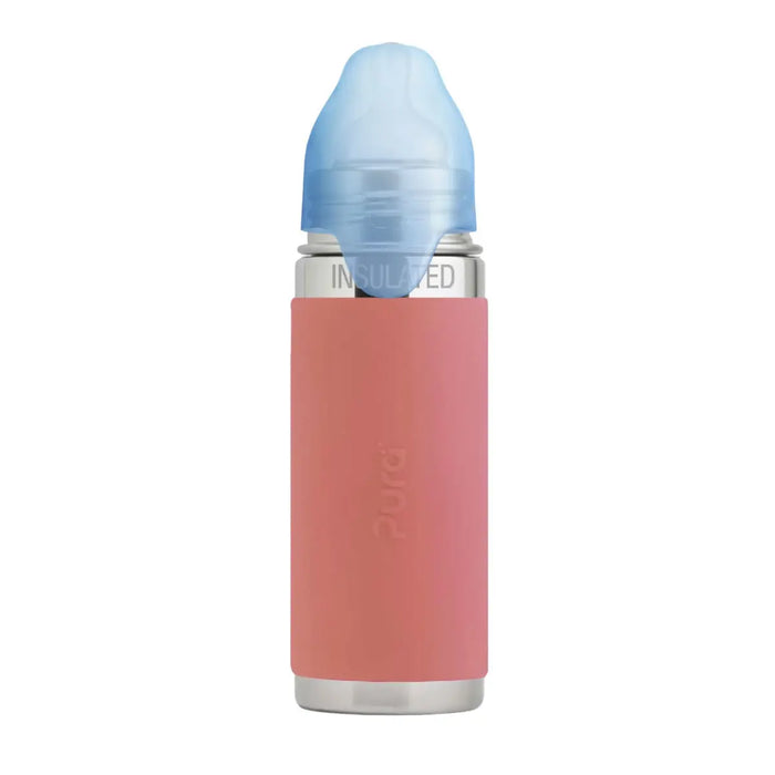 Biberon Inox Isotherme 260ml Pura - Poudre - Lilinappy