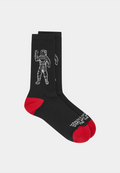 Billionaire Boys Club Standing Astro Socks Black Red