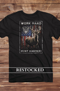 Blue Collar Deer Tee-Men's Graphic Tee-Buck Wear-Gallop 'n Glitz- Women's Western Wear Boutique, Located in Grants Pass, Oregon