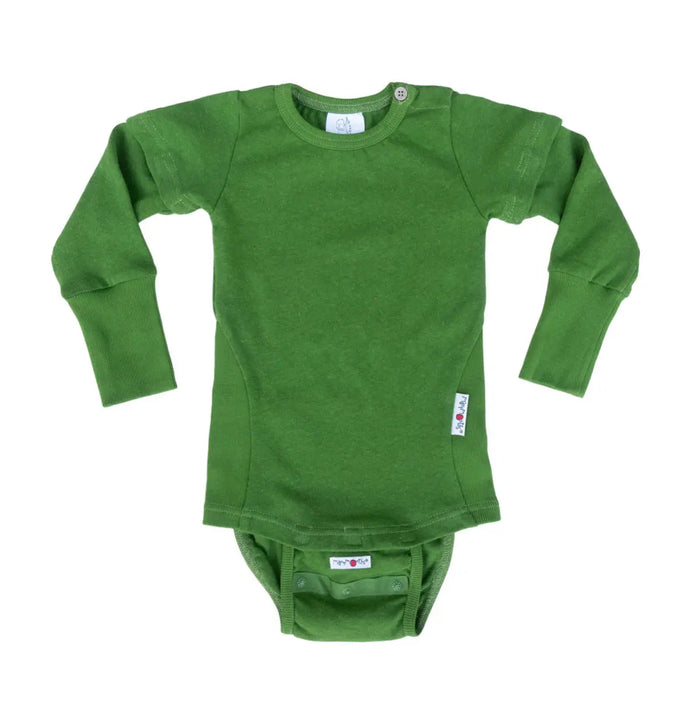 Body 4 en 1 en chanvre et coton bio Manymonths - Banana Palm