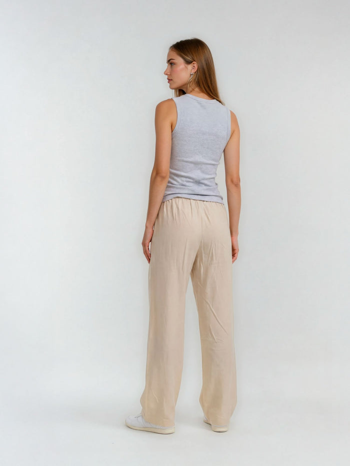 Bogilvy - CICI, Palazzo, Sommerhose, High-Waist, Sand