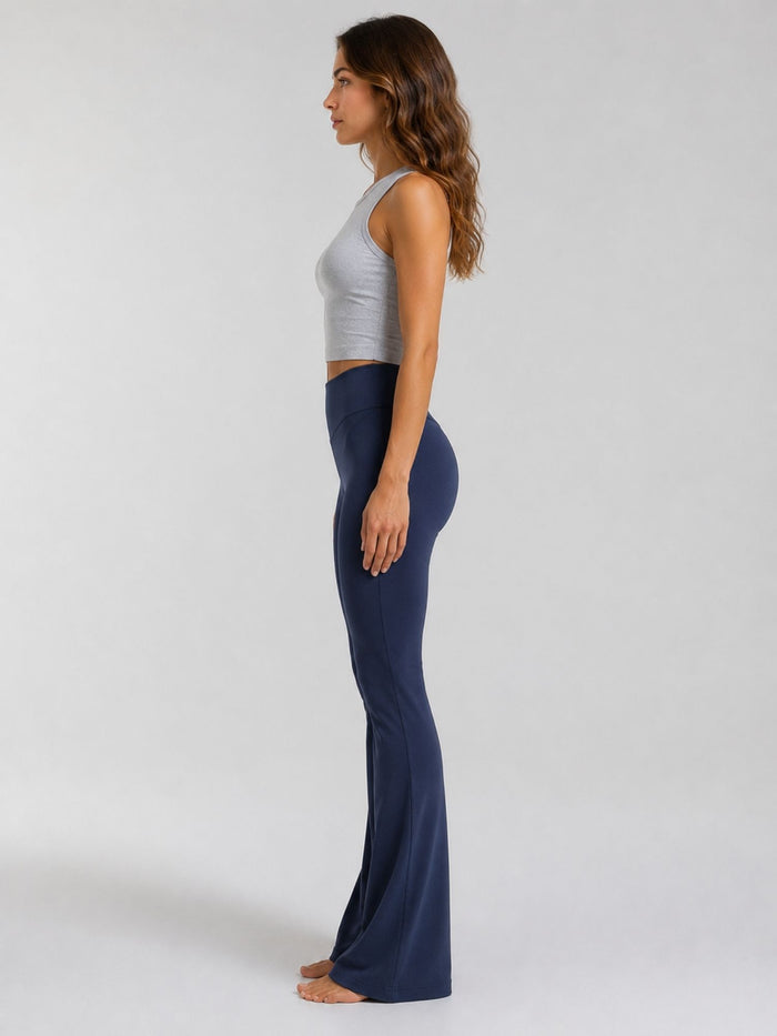 BogilvyNylonLeggingsBootcutNavyFullSide