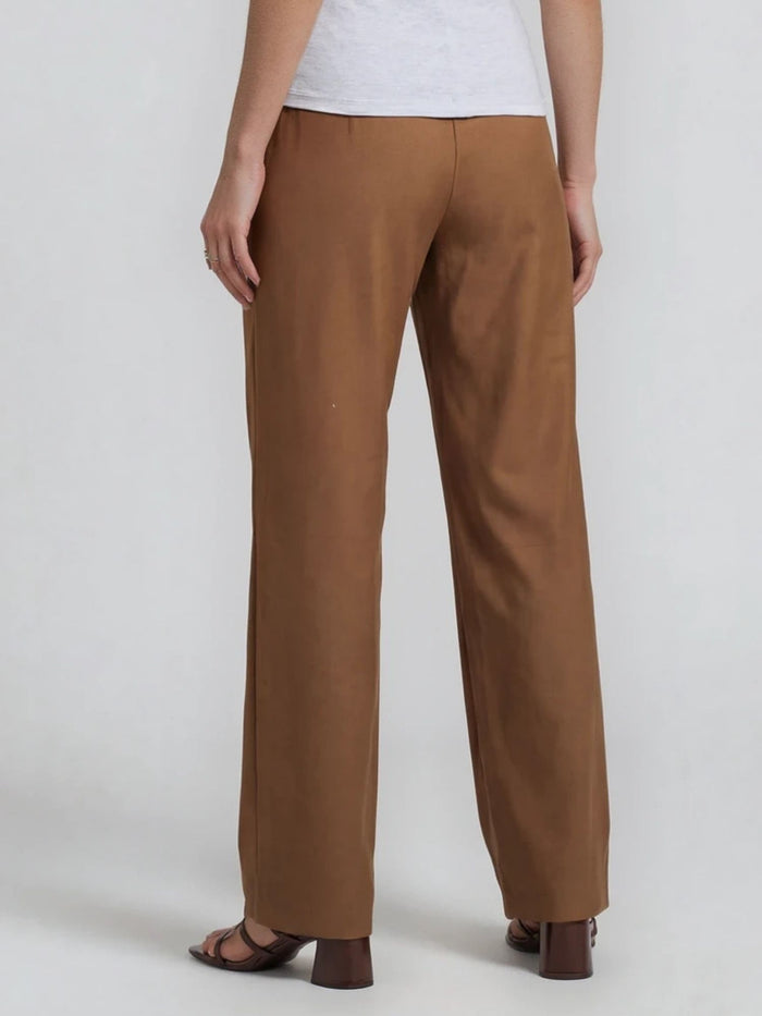 BOGILVY-JULIE-DAMENSOMMERHOSE-LEINENMIX-BRAUN-LANG