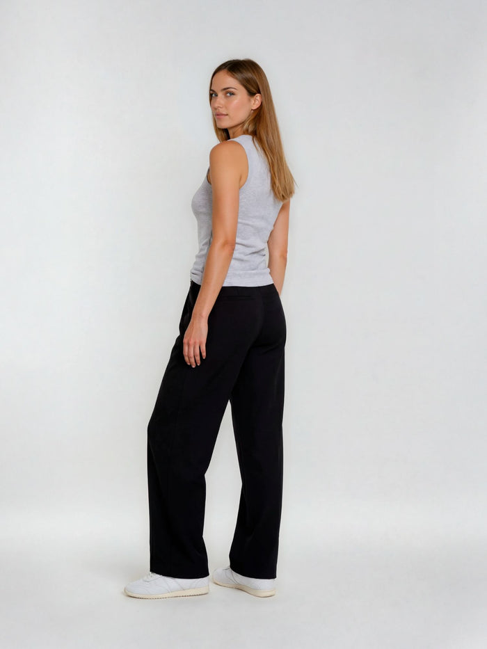 Bogilvy - MAGGY Palazzo, Sommerhose, High-Waist, Black
