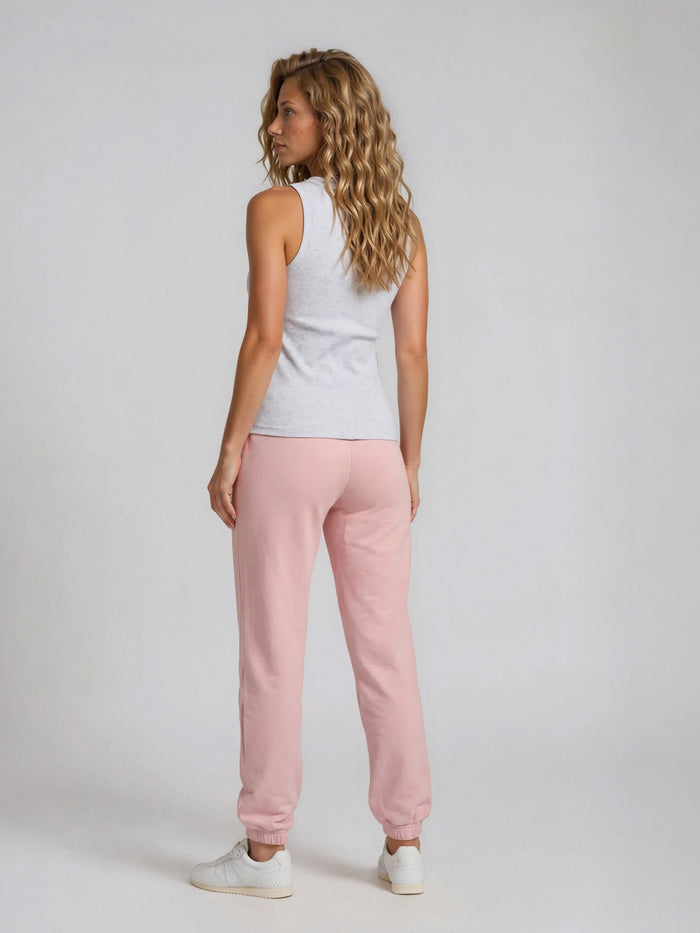 Jogginghose-Slim-rosa-hinten