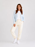 BOGILVY - STELLA, Straight Fit, Sweatpants, Mid Rise, VANILLE ICE