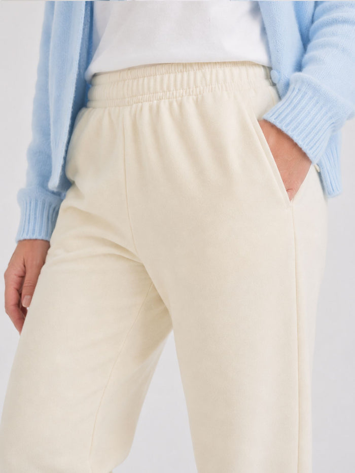 BOGILVY - STELLA, Straight Fit, Sweatpants, Mid Rise, VANILLE ICE