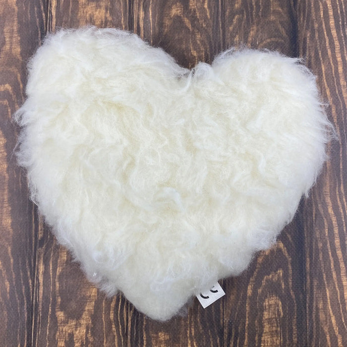 Bouillotte coeur en laine et noyaux de cerise Saling - Lilinappy