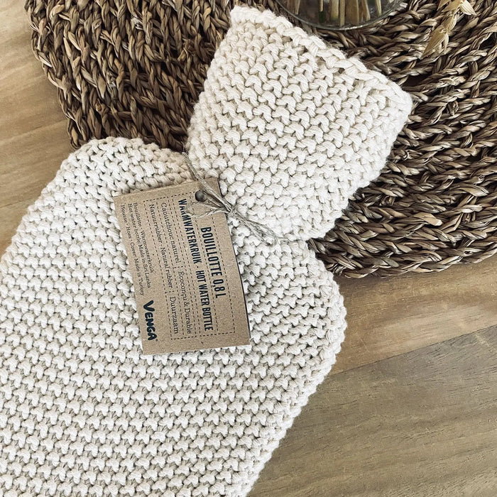 Bouillotte écologique en latex et coton bio 800ml