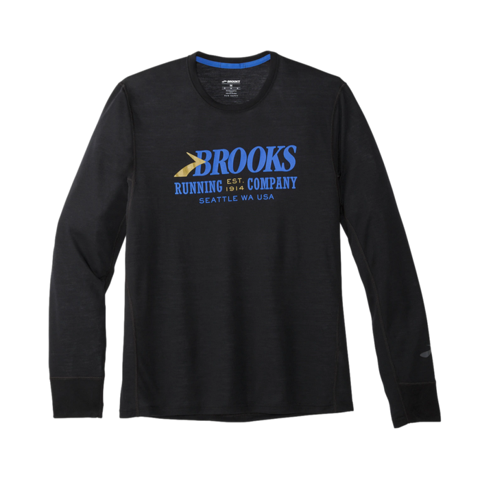 Brooks Distance Graphic Mens Long Sleeve Tee--City Sports