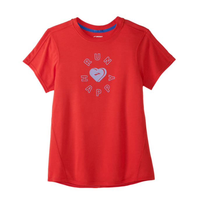 Brooks Run Happy Womens Short Sleeve Tee--City Sports