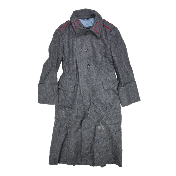 Bulgarian Dark Grey Wool Overcoat - Small - Bulgarian Army Surplus - Great Coats