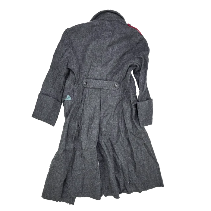 Bulgarian Dark Grey Wool Overcoat - Small - Bulgarian Army Surplus - Great Coats