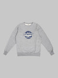Buzz Rickson's BR69507 Freedom Sleeve Sweatshirt Heather Grey front
