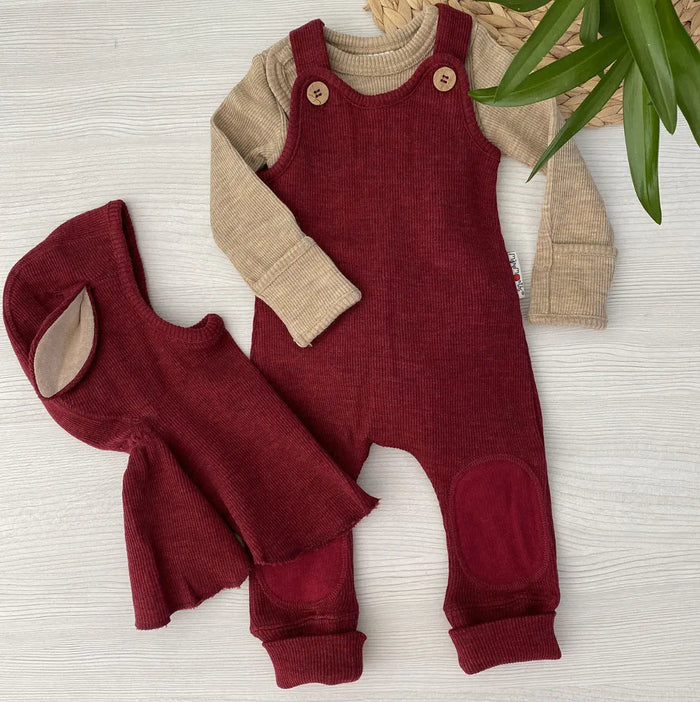 Cagoule en laine mérinos Lambies Manymonths - Lilinappy